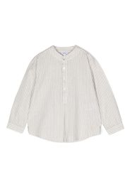 Knot Marlon striped cotton shirt - Neutrals