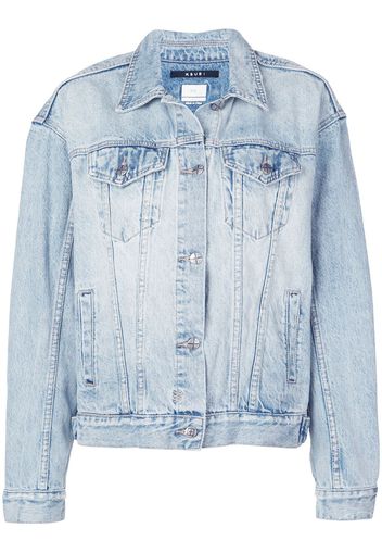 Ksubi boxy fit stonewashed jacket - Blue