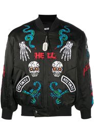 patch-detailed bomber jacket