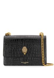 YVES SAINT LAURENT Contrast Trim Wallet on Chain Leather Shoulder Bag