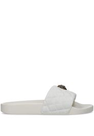 Kurt Geiger London Meena Eagle open-toe slides - White