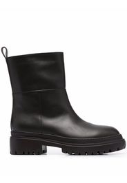 L'Autre Chose ankle leather boots - Brown