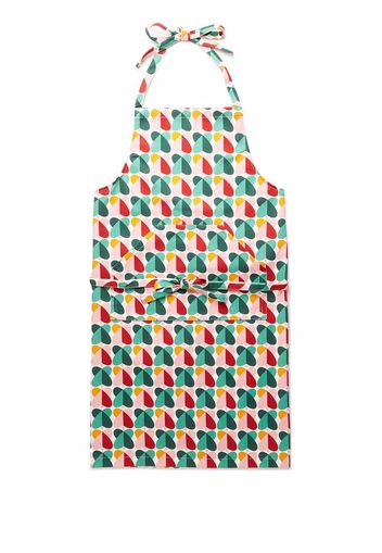 La DoubleJ all-over graphic print apron - Green