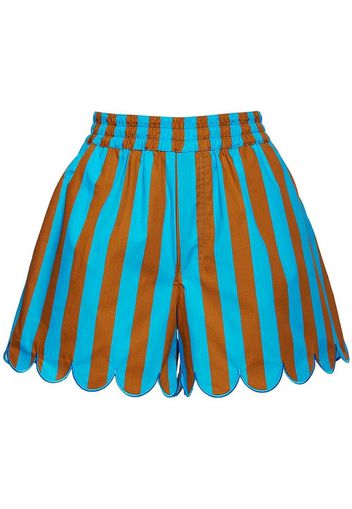 La DoubleJ Riviera striped shorts - Blue