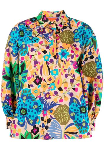 La DoubleJ Poet floral-print shirt - Green