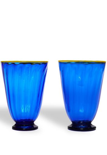 La DoubleJ Rainbow glasses (set of 2) - Blue