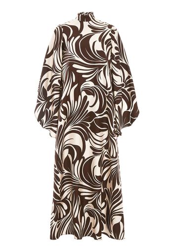 La DoubleJ Magnifico abstract-print dress - White