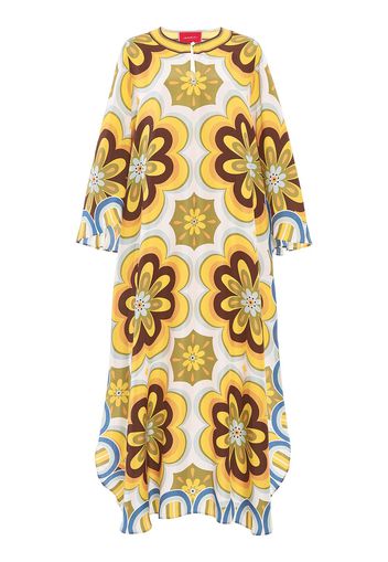 La DoubleJ Flying floral-print dress - Yellow