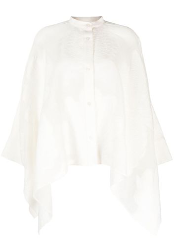 La DoubleJ layered laced shirt - White