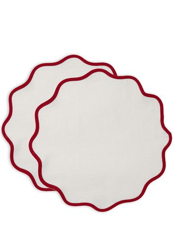 La DoubleJ Cloud cotton tablemat (set of two) - White