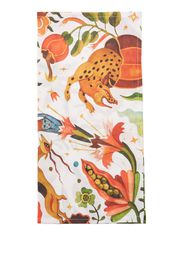 La DoubleJ Jungle Book set of two large napkins - White