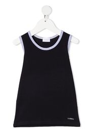 La Perla Kids contrast-trimmed tank top - Blue