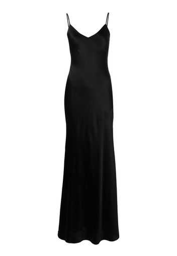 L'Agence silk slip dress - Black