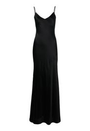 L'Agence silk slip dress - Black