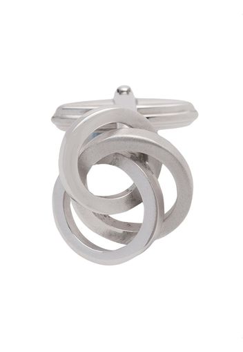 linked-rings cufflinks