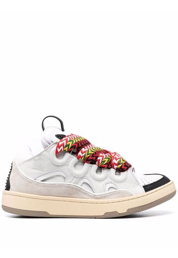 LANVIN Curb lace-up sneakers - White