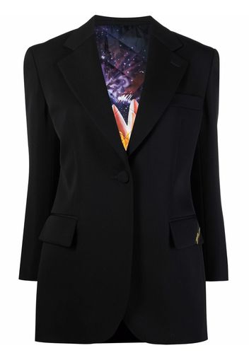 LANVIN fitted single-breasted jacket - Black