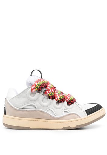 Lanvin Curb low-top leather sneakers - White