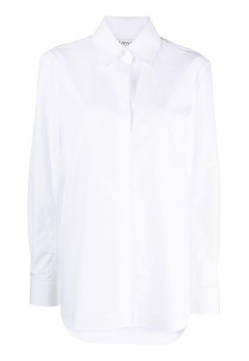 Lanvin tunic cotton shirt - White