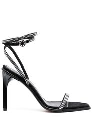 Lanvin Elegant Femme crystal-embellished sandals - Black