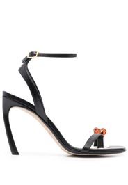 Lanvin crystal-embellished 105mm sandals - Black