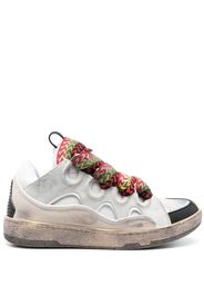 Lanvin Curb low-top leather sneakers - White