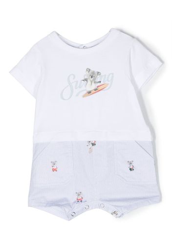 Lapin House graphic-print shorties - White