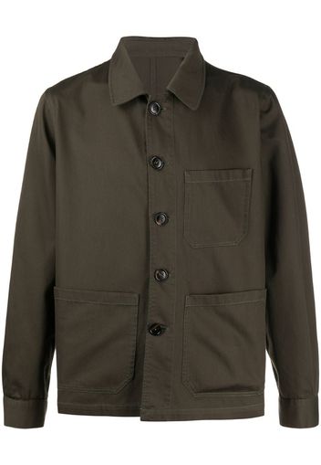 buttoned multi-pocket jacket