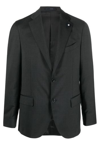 Lardini single-breasted wool blazer - Grey