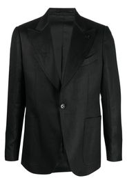 Lardini single-breasted blazer - Black