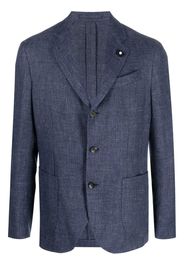 Lardini single-breasted blazer - Blue