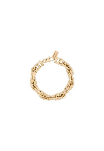 14K yellow gold chain bracelet