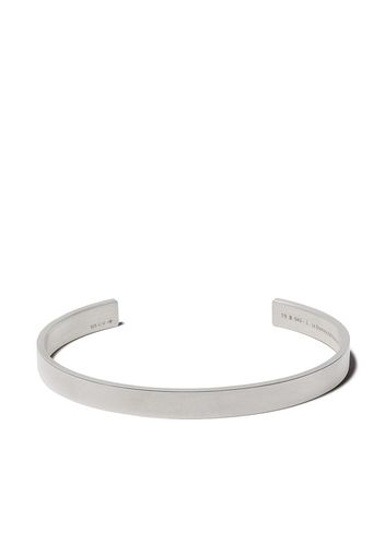 Le Gramme Le 21 Grammes ribbon bracelet - Silver