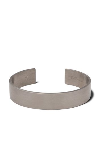 Le Gramme Le 41 ribbon bracelet - Black Silver