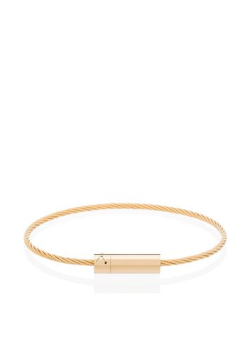 18kt yellow gold cable bracelet