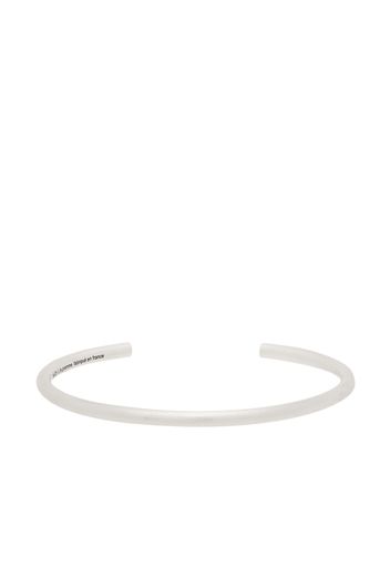 Le Gramme Le 15g brushed bangle bracelet - Silver