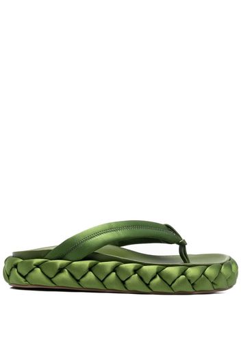 Le Silla Aiko satin sandals - Green