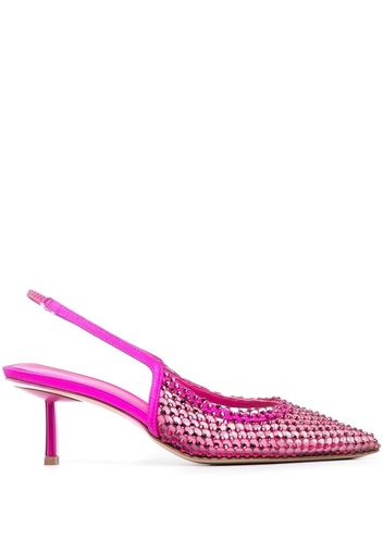 Le Silla Gilda 50mm crystal-embellished pumps - 533 BOUGANVILLE