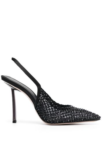 Le Silla Gilda 100mm slingback pumps - Black