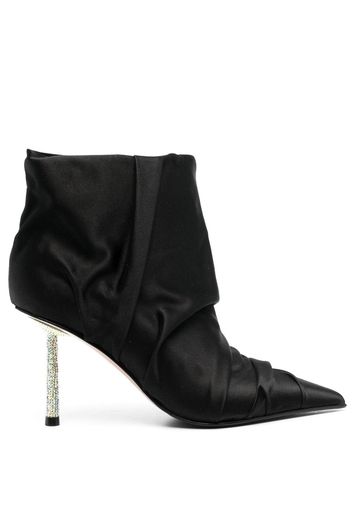 Le Silla Fedra 80mm ankle boots - Black