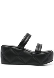 Le Silla platform double-strap sandals - Black