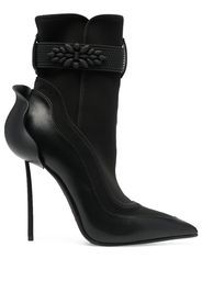 Le Silla sock-style 125mm stiletto boots - Black