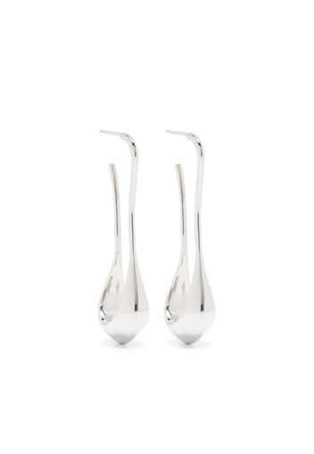 Lemaire polished drop earrings - Silver