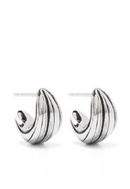 Lemaire Girasol striped earrings - Silver