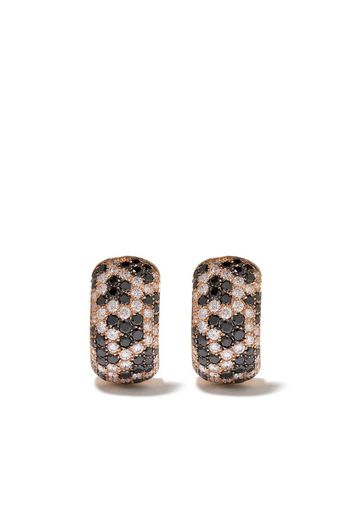 18kt rose gold Leopard diamond earrings