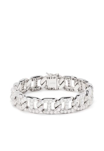 LEO PIZZO 18kt white gold diamond Her Groumette bracelet - Silver
