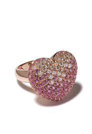 18kt rose gold Amore ring