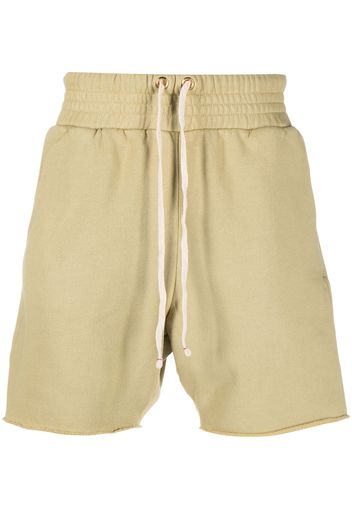 Les Tien drawstring-fastening waistband shorts - Green
