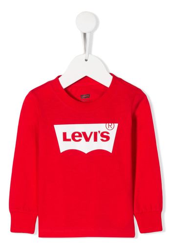 Levi's Kids printed logo sweatshirt - Red