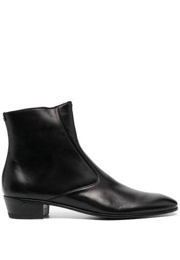 Lidfort Socrate leather boots - Black